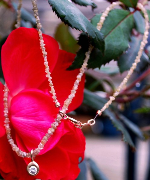 raw yellow diamond neclace with diamond drop re-F raw yellow diamond neclace with diamond drop re-F